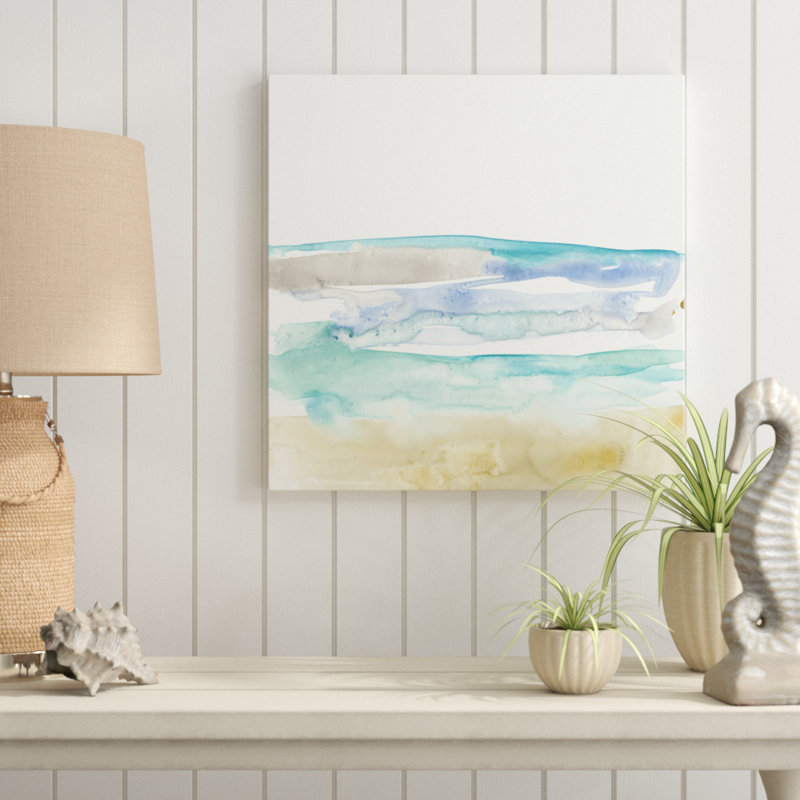 Mountains to Sea I 1 Piece Wrapped Canvas Painting, 51cm H x 51cm W