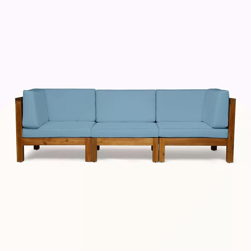 X-BACK 3 SEATER OUTDOOR SECTIONAL SOFA SET
