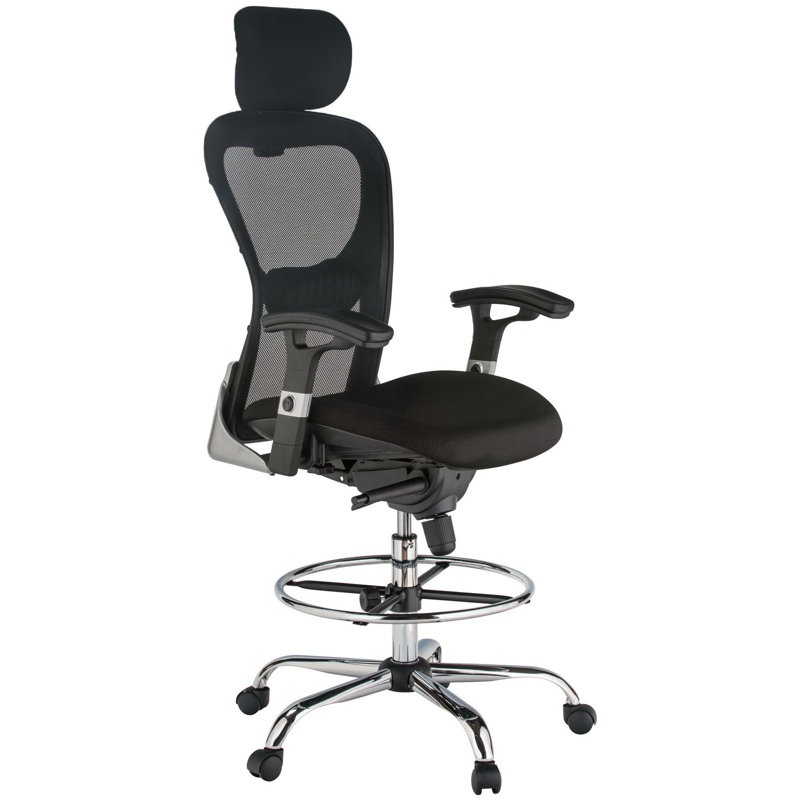 Bomera Mesh Drafting Chair with Headrest