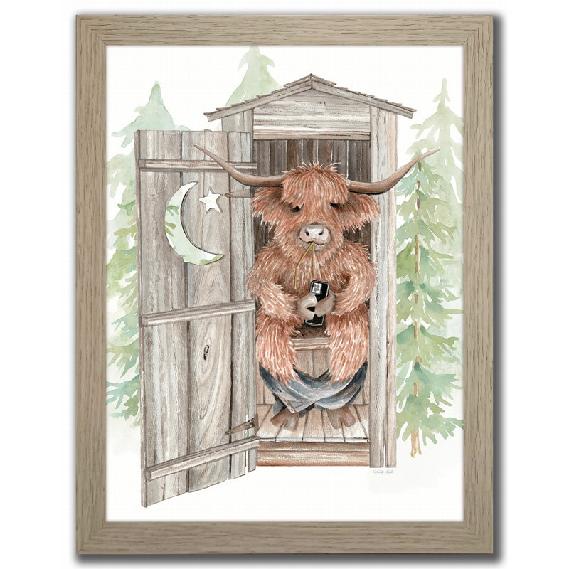 Art mural encadré Outhouse Unplugged