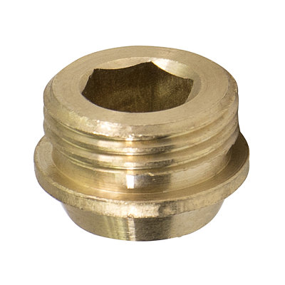 Brass Faucet Bibb Seat, 2-Pack, 5/8"-20 Thread, Lead-Free