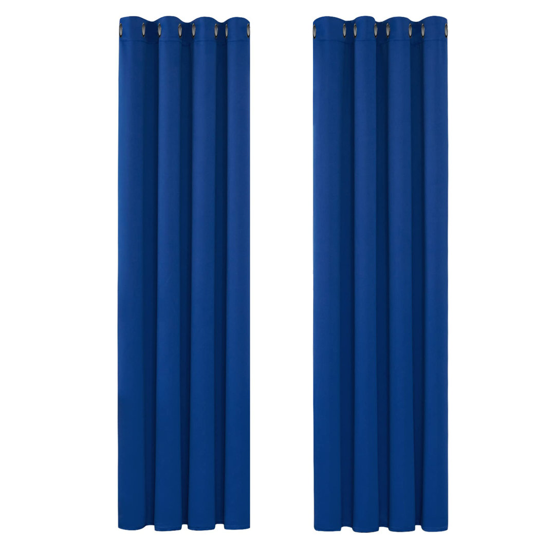 Polyester Blackout Grommet / Eyelet Curtain Pair