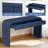 Fluted Console Table With 2 Drawers And Rounded Corners – Modern Entryway Storage Sofa Table For Hallway Or Living Room-635303510