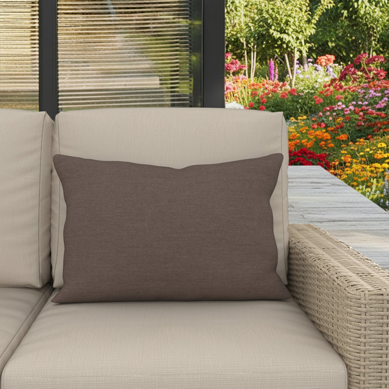 Coussin intérieur / extérieur Amala Sunbrella®, Play Mocha
