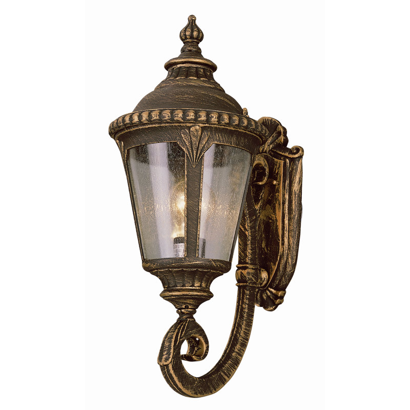 Robertson Aluminium Wall Light, Black, 25" H x 9.5" W x 13.5" D