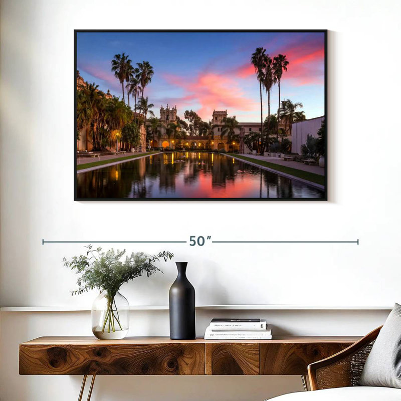 Casa De Balboa, Cadre flottant noir, 40 po x 27 po