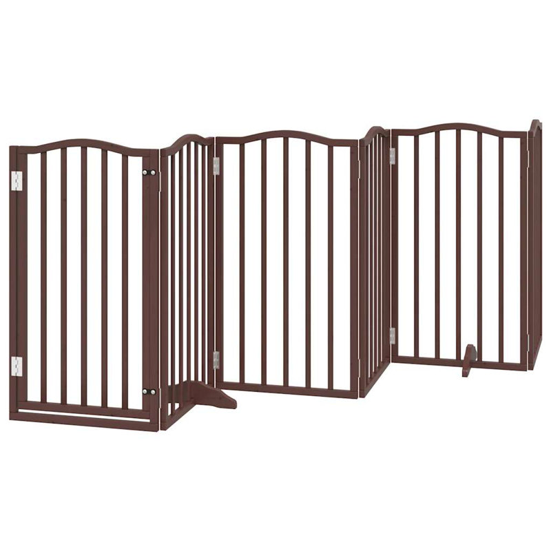 Lissie Solid Wood Dog House Door, Brown, 90cm H x 750cm W x 2cm D