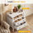 Fluted Nightstand With with USB Ports and Outlets-1644478016-1834045388