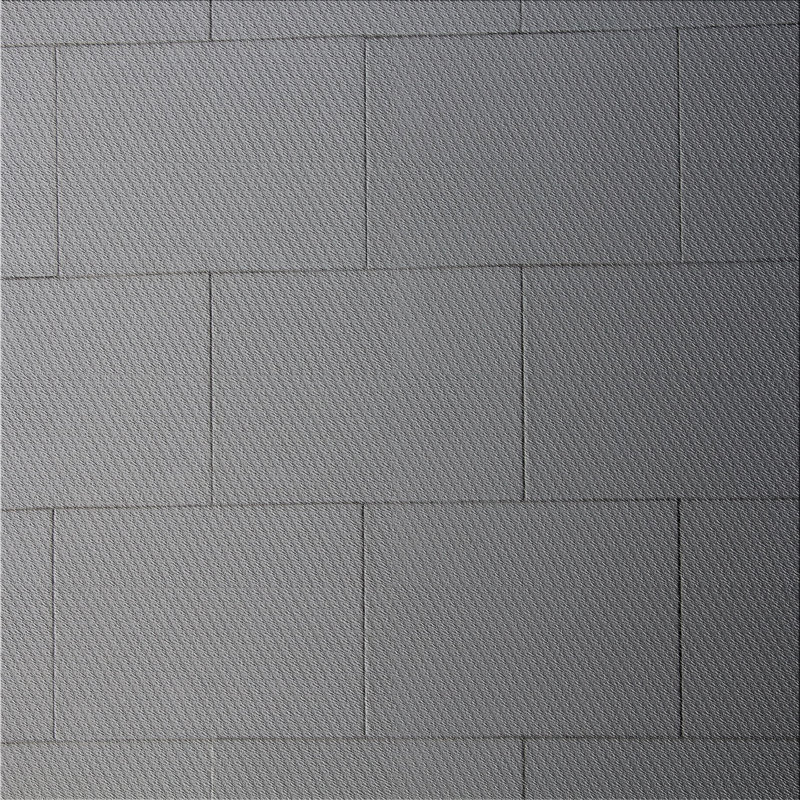 Tapis géométrique gris, Carré 6 pi