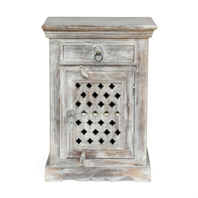 Table de chevet avec 1 tiroir et 1 porte