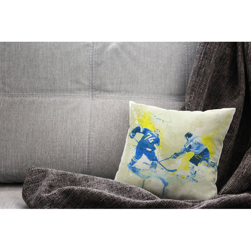 Eishockey Square Cushion