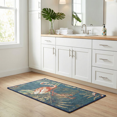 Rolla Machine Woven Floral Indoor/Outdoor Rug 