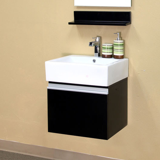 Ensemble de meuble-lavabo mural simple 21 po Luscombe