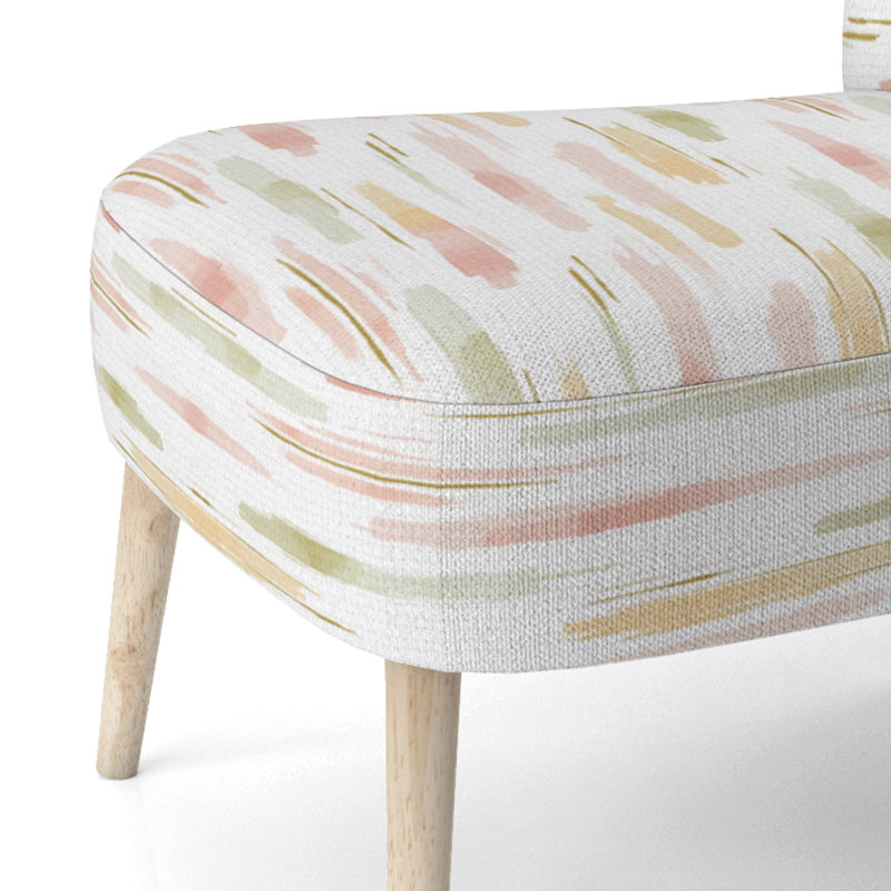 Chaise rembourrée Modern, Chaise d'appoint sans accoudoirs