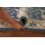 Tapis de couloir bleu 3 pi Oushak