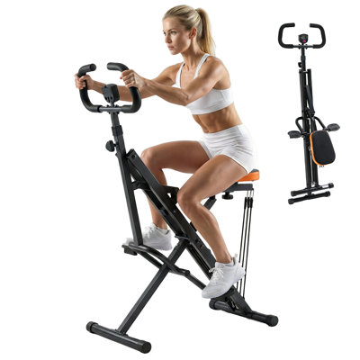 Foldable Squat Assist Trainer, Full Body Glute and Leg Exercise Machine with Adjustable Resistance, 330 lb Capacity for Home Gym