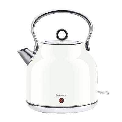 1.7L Stainless Steel Electric Kettle 1500W Fast Boil Keep Warm Auto Shut-Off Cordless Rotational Base for Coffee Tea