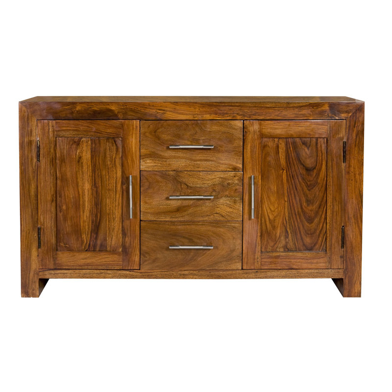 Harvey 120cm Solid Wood Sideboard