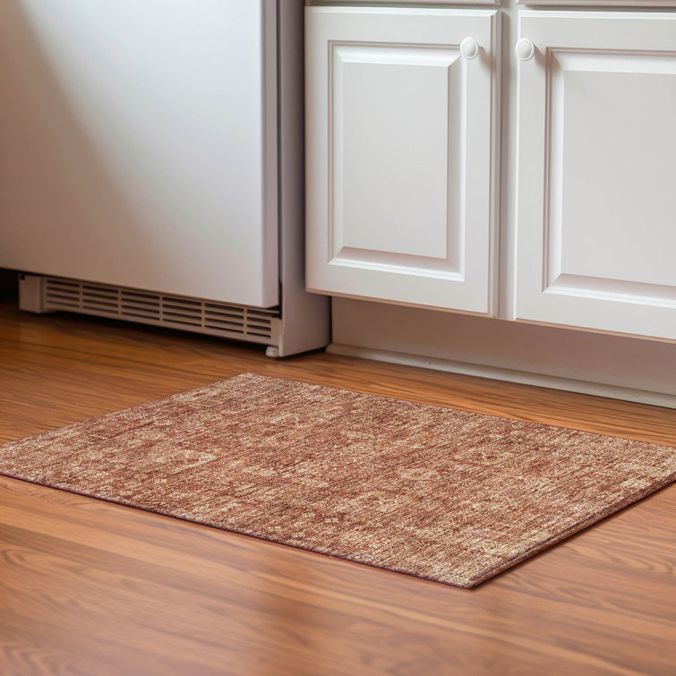 Tapis paprika Cerrito lavable à la machine de qualité supérieure
