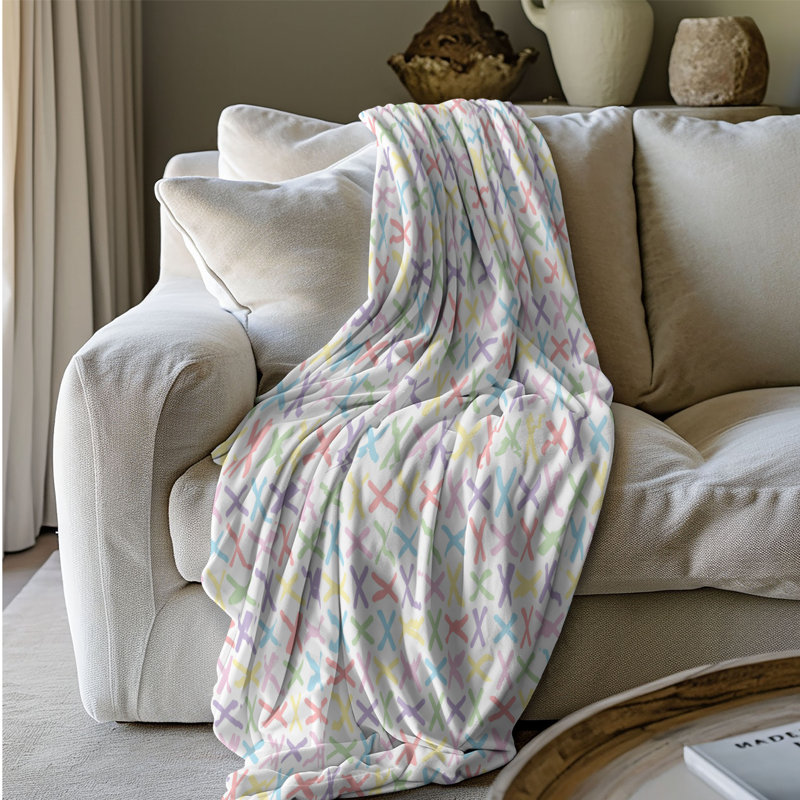 Couverture douce en sherpa de qualité supérieure 1 pièce, Lit simple