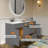 Cozy Design 60'' Double Bathroom Vanity Base Only-635901496