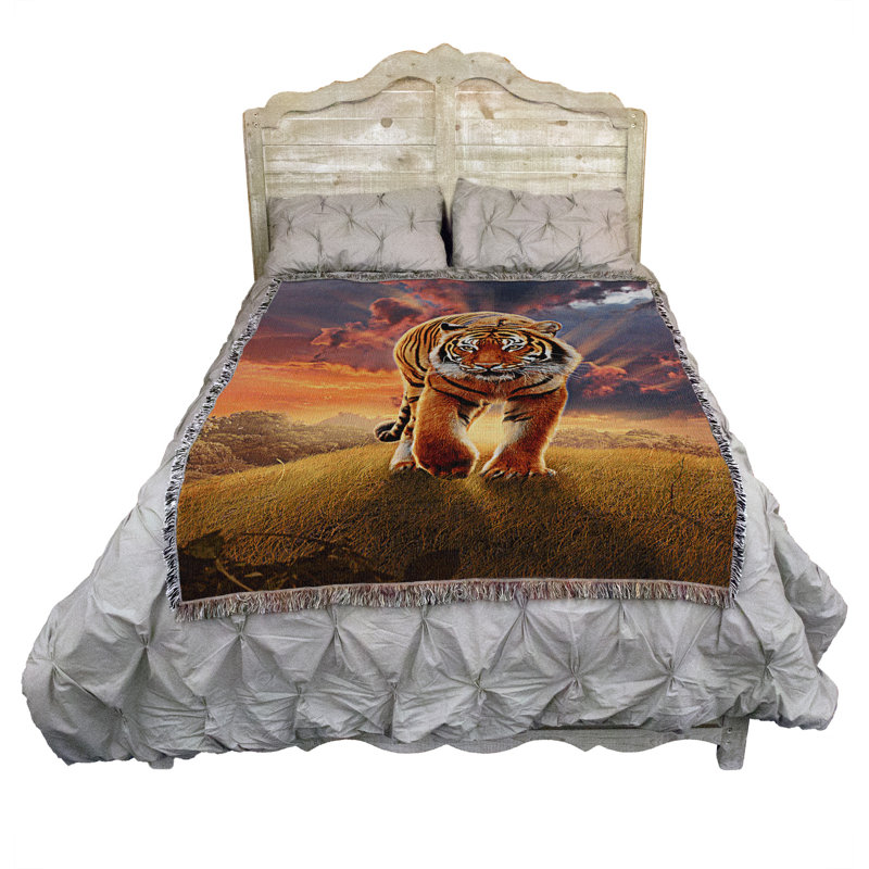 Jeté Pure Country Weavers Rising Tiger par Vincent HIE
