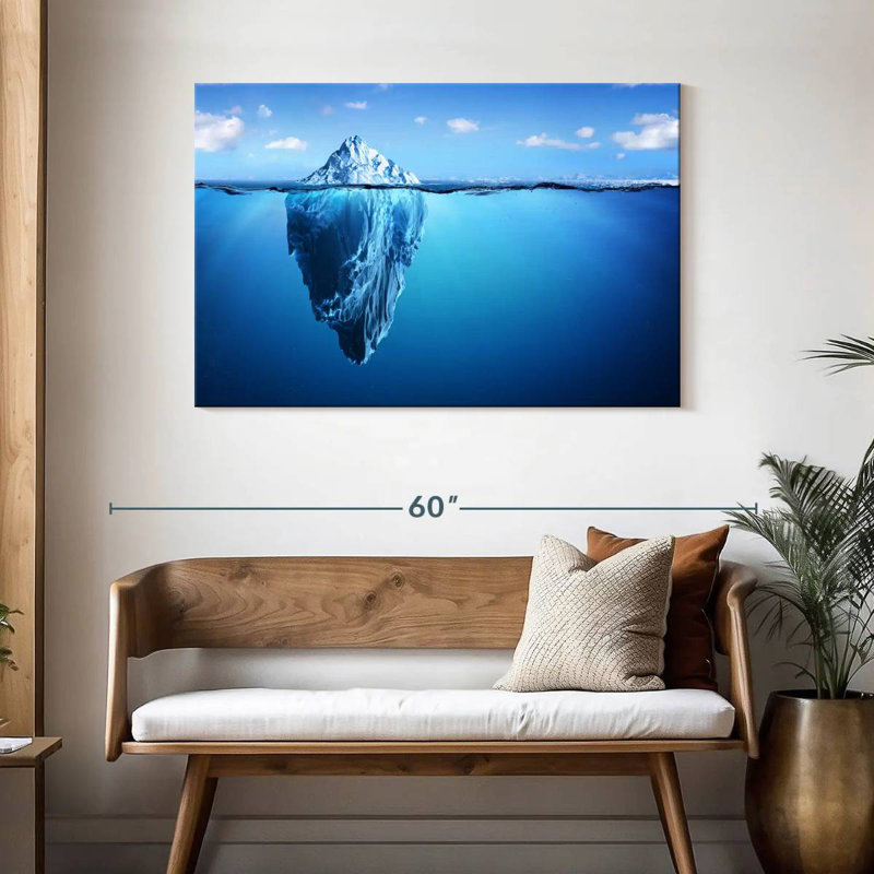 Alvord Submerged Iceberg, 30" H x 45" W