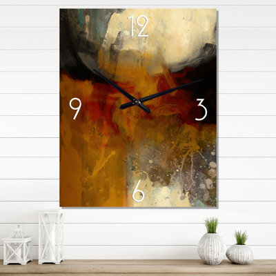 Jaydah Aluminum Wall Clock