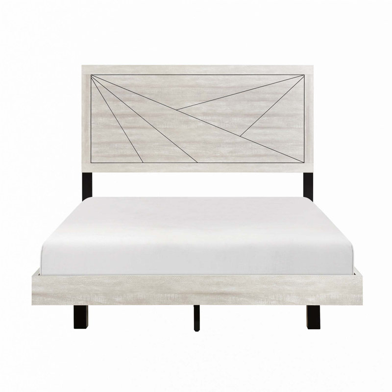Lit en bois 1pc, Grand