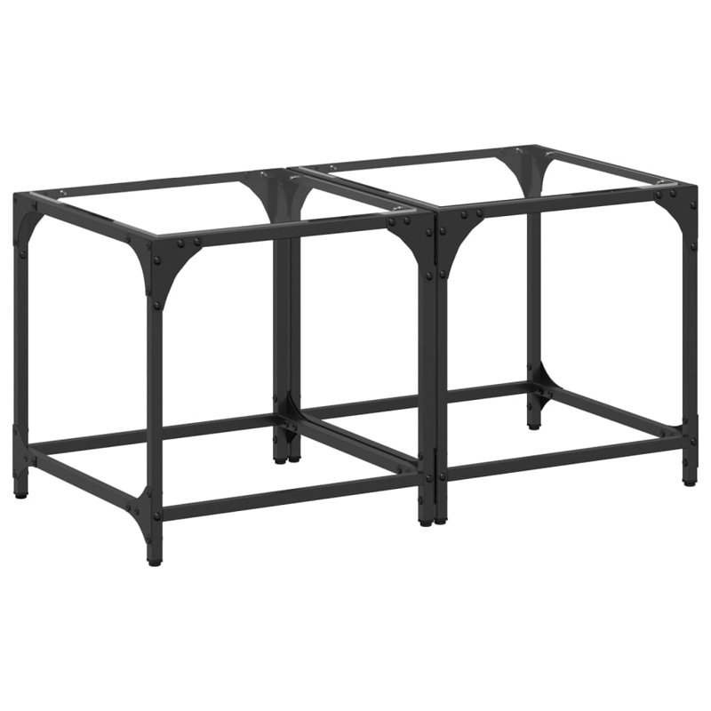 Alim Coffee Table, 40cm H x 40cm L x 40cm W, Transparent
