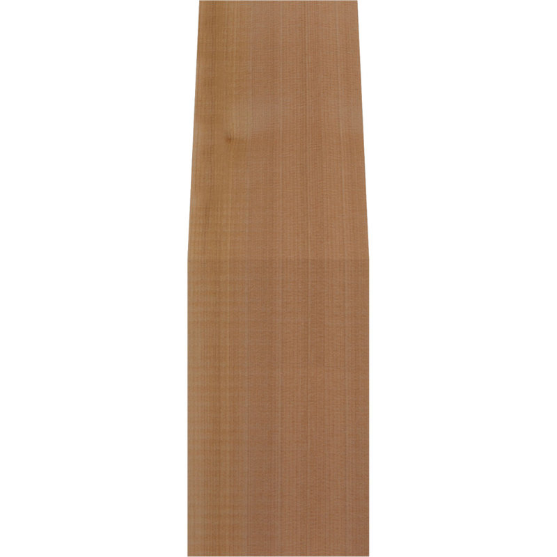 Attelle de genou Funston, Cèdre rouge, Lisse, H 18 po x l 5,5 po x P 6 po
