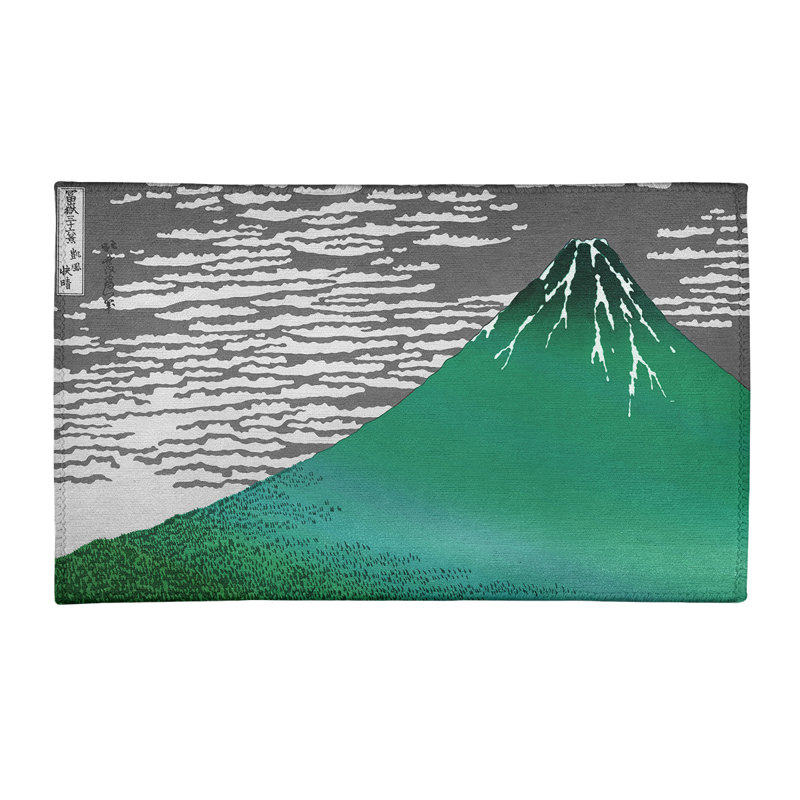 Tapis à surface verte/grise the fine vent clear, Rectangle 2 pi x 3 pi