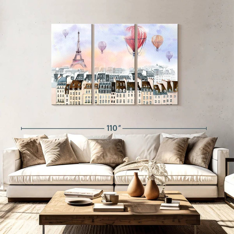 Montgolfières Sireci Paris, H 48 po x l 74 po