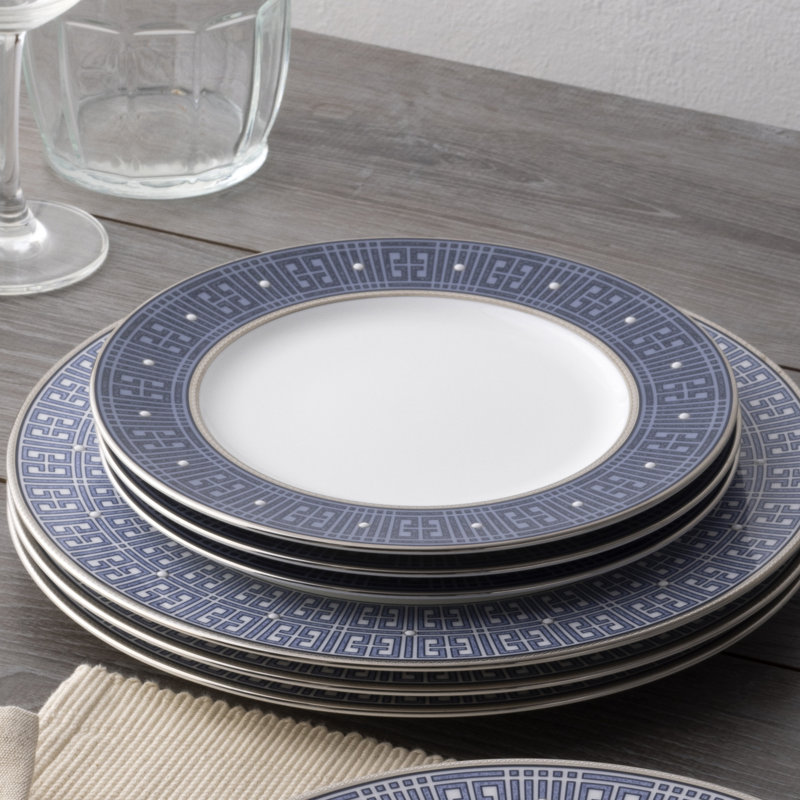 Noritake Infinity Salad Plates, 8-1/2", Blue