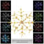 Flocon de neige changeant de couleur avec affichage RVB