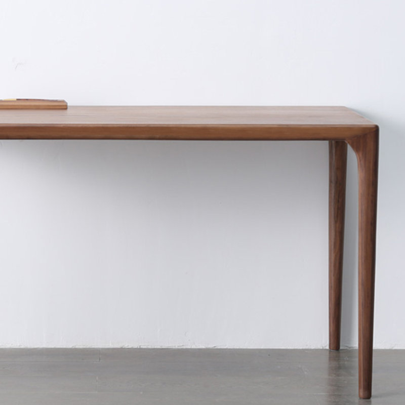 Bureau en bois massif de style nordique, H 29,53 po x l 47,24 po x P 25,59 po