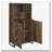 Harlie Rustic Oak 2-doors Wine Cabinet