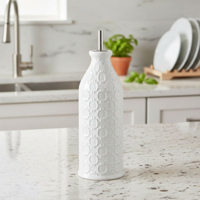 10 Strawberry Street Embossed Link Oil Cruet