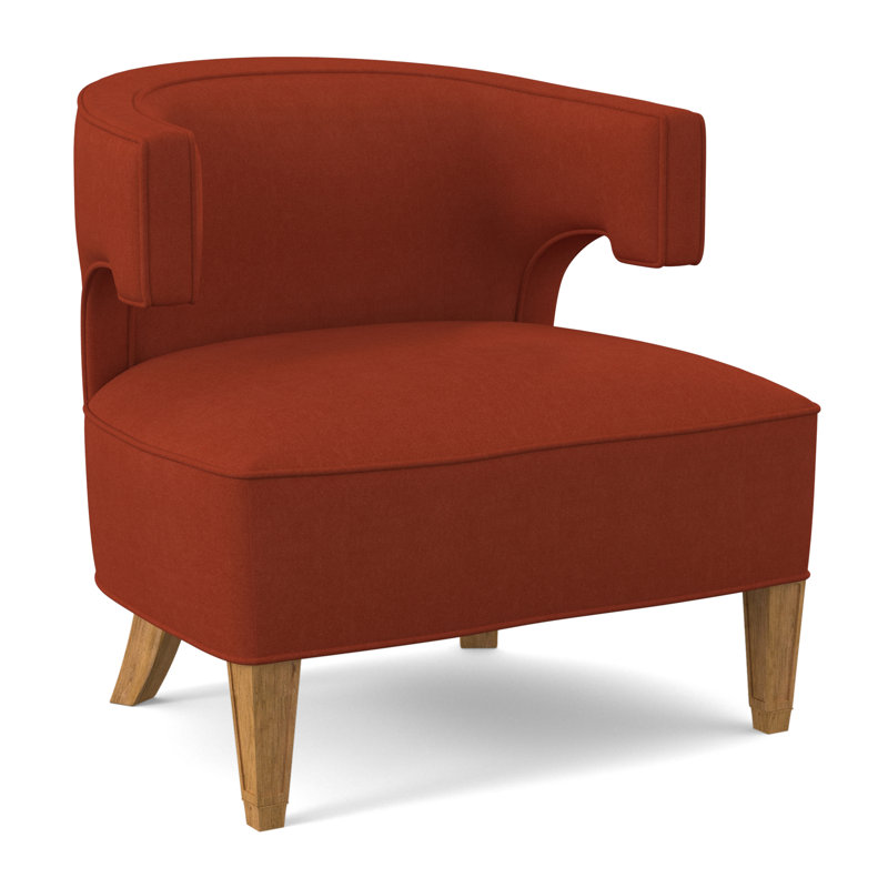 Chaise Laurel, Ambre, Mélange de polyester tangelo Margaret