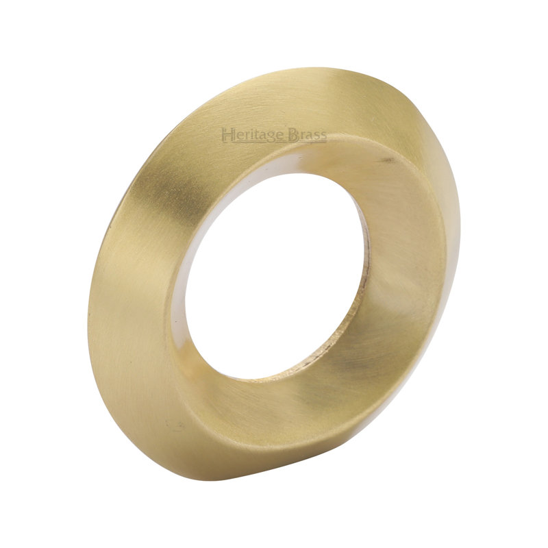 Heritage Brass Heritage Cabinet Knob Ring Design 40mm, Satin Brass