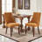 Rayon Cloth Flocking Solid Wood Upholstered Dining Chairs-954652819