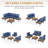  Outdoor 4-Person L-Shaped Metal Seating Group With Cushions-891372346