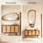 Asymmetrical Wood Framed Accent Wall Mirror-1414601651-1416182758