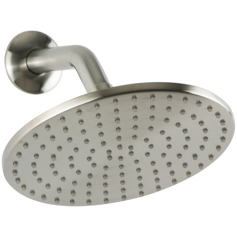 Rain Fixed Shower Head, Brushed Nickel