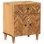 50cm W Solid Wood Bedside Table