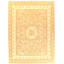 French Aubusson Wool Oriental Area Rug in Ivory