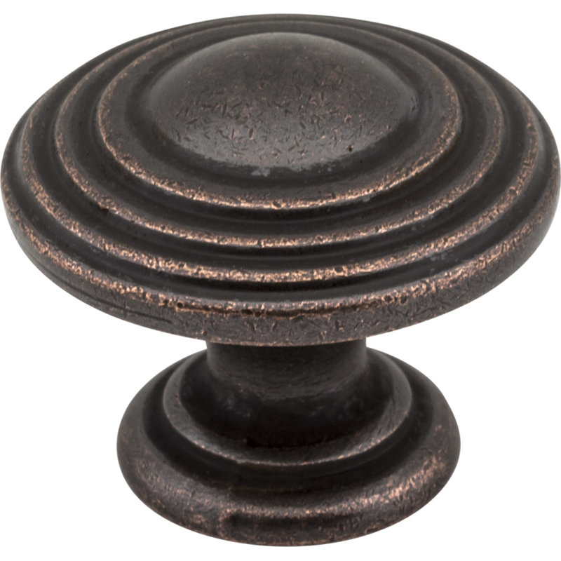 Bremen II Mushroom Knob, Distressed Oil Rubbed Bronze
