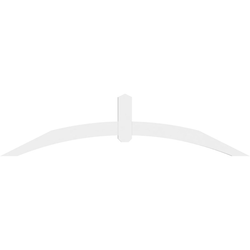 Support pour pignon en PVC Archdale, H 18 po x l 72 po (pas: 6/12), P 2 po x F 4 po