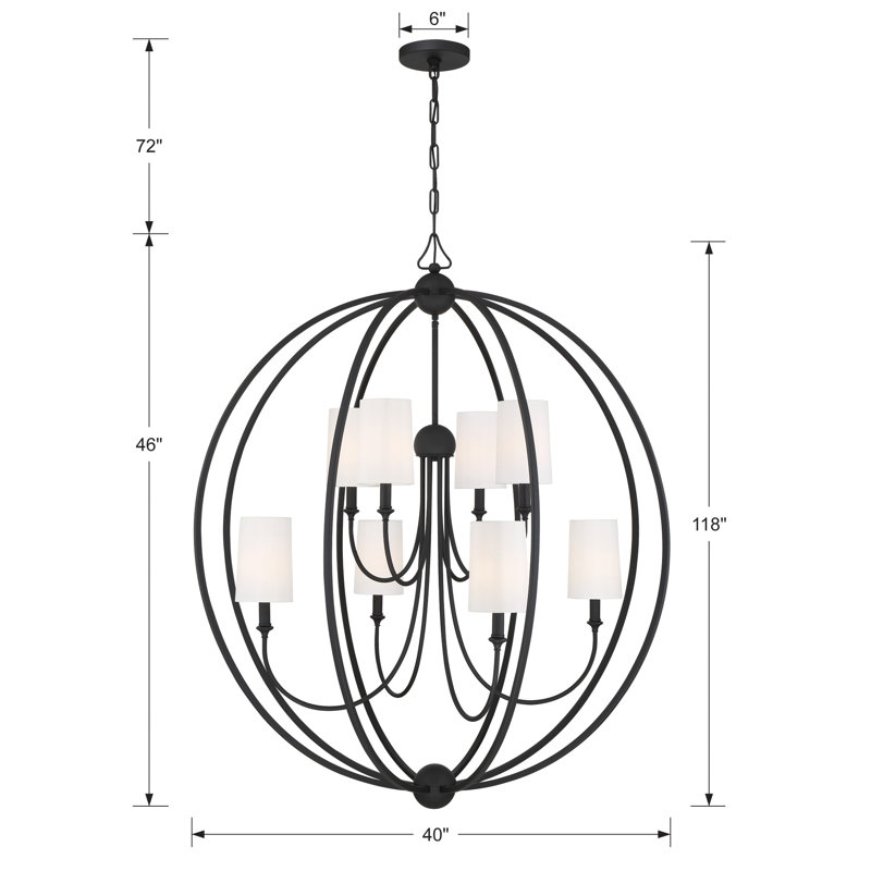 Sylvan 8 - Light Chandelier