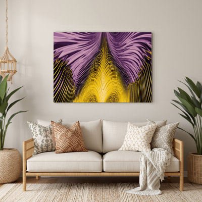 Art mural Op mauve 63